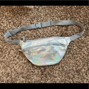 Silver Metallic Fanny Pack